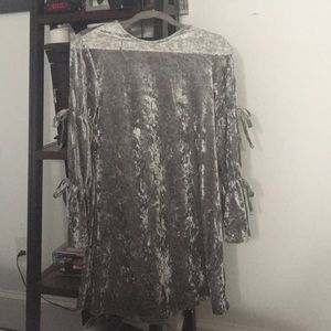 Cute Silver/Metallic Grey Dress